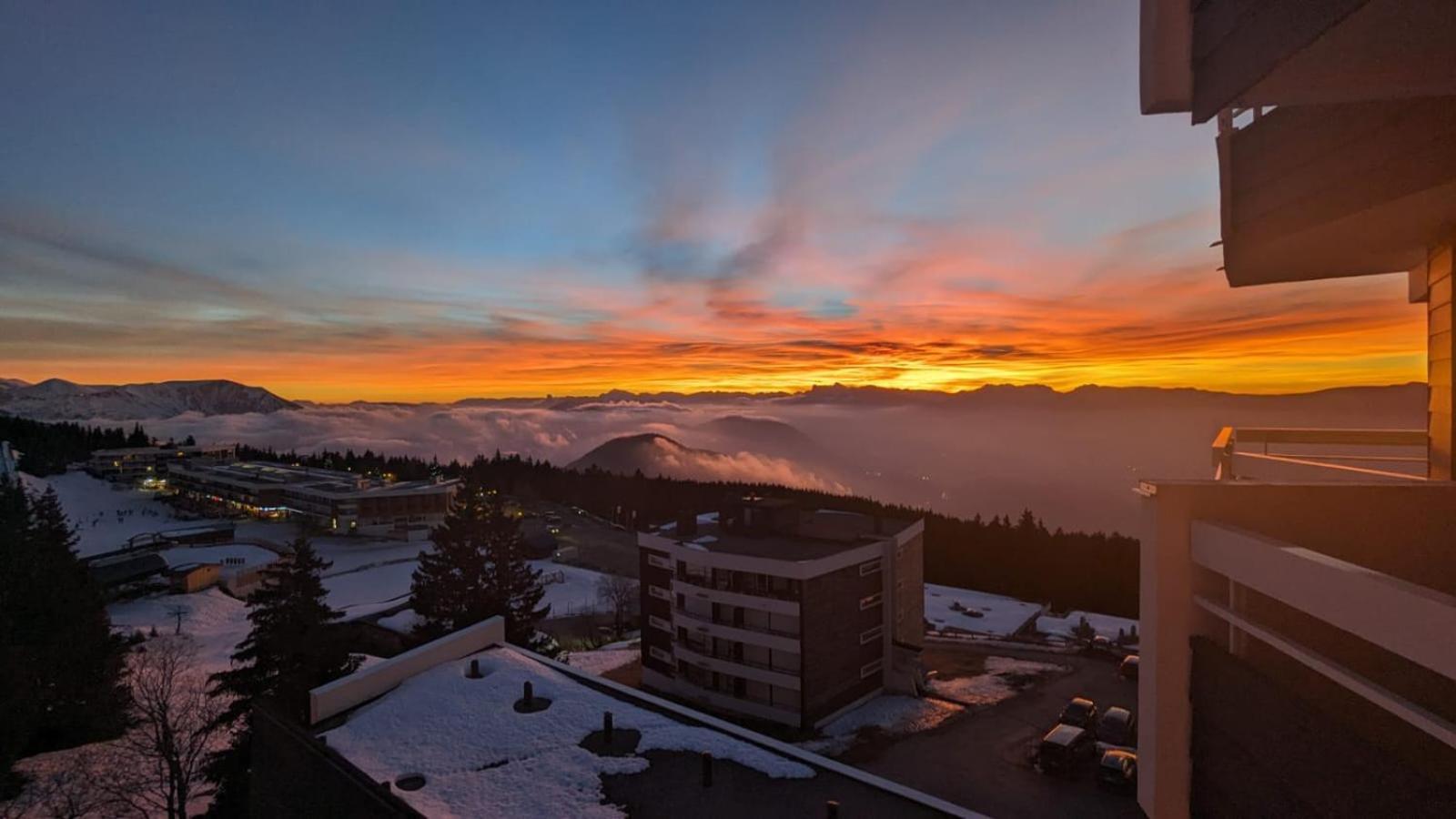 Appartamento Chamrousse 1750 Roche Béranger 50m2 4-6pers Vue panoramique Esterno foto